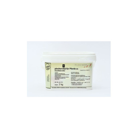 Plocher Vital pour Chevaux - Soutien Naturel de la Vitalité - 2 kg ou 10 Kg