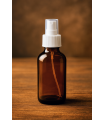Flacon pulvérisateur de 100 ml en verre ambré